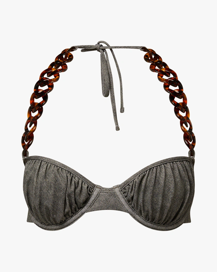 Bikini Balconnet Chaînes: L'été qui Brille, Captivant et Audacieux !