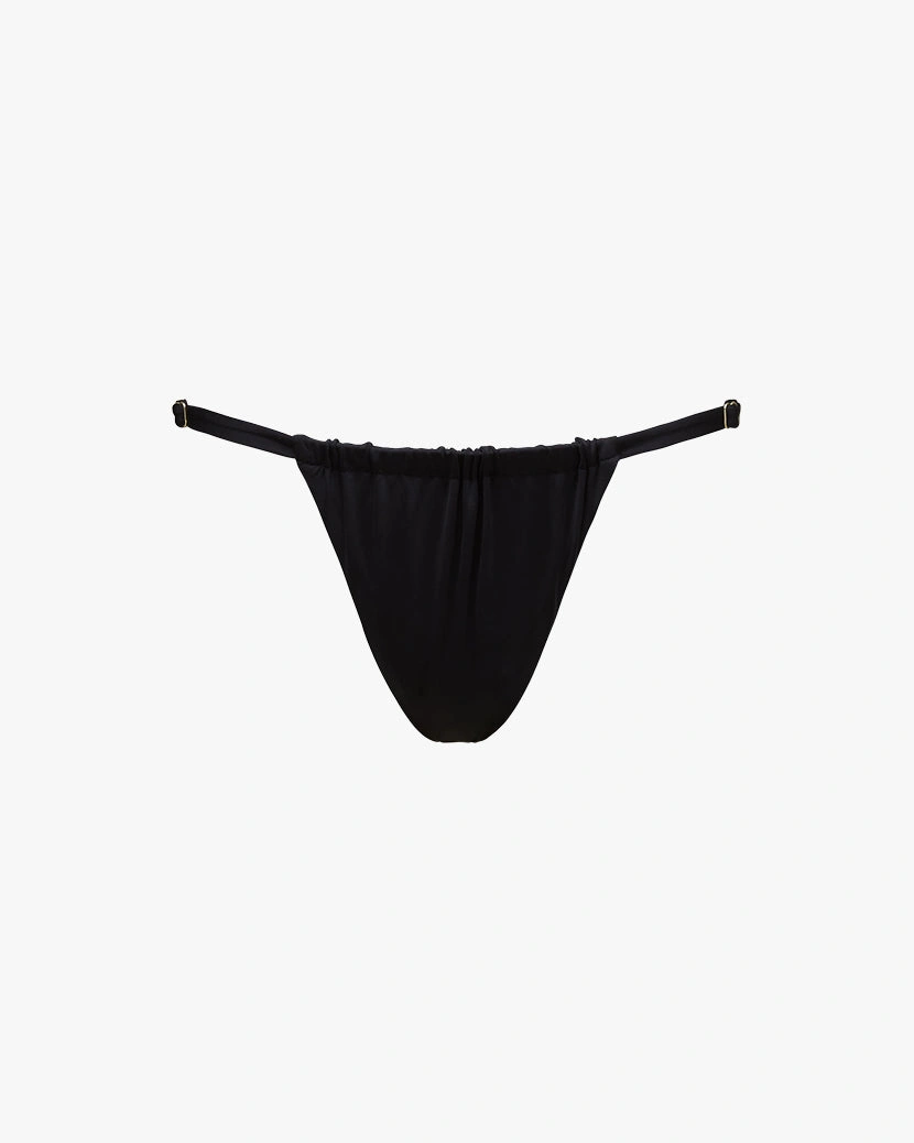 Bas de bikini froncé ajustable charme irrésistible pour une plage ensoleillée ou une escapade tropicale.